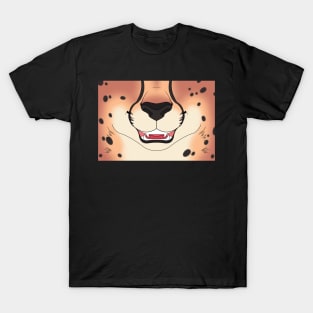 Strawberry Blonde Cheetah Face T-Shirt